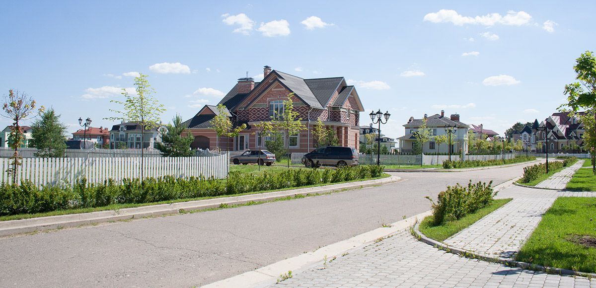 Панорама улицы, вид 6, поселок Онегино