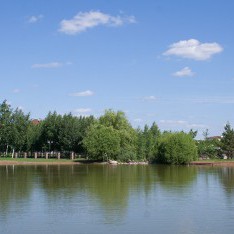 Малое озеро, вид 1, поселок Онегино